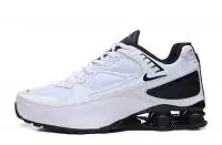 chaussures nike shox enigma 9000 r4 pour homme top white